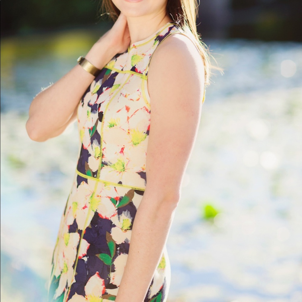 J. Crew Floral Scuba Dress